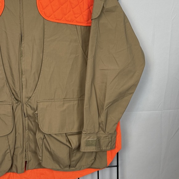 Vintage Gamehide Royal Flush Hunting Jacket Mens L Large Beige Detachable Vest - Picture 4 of 10